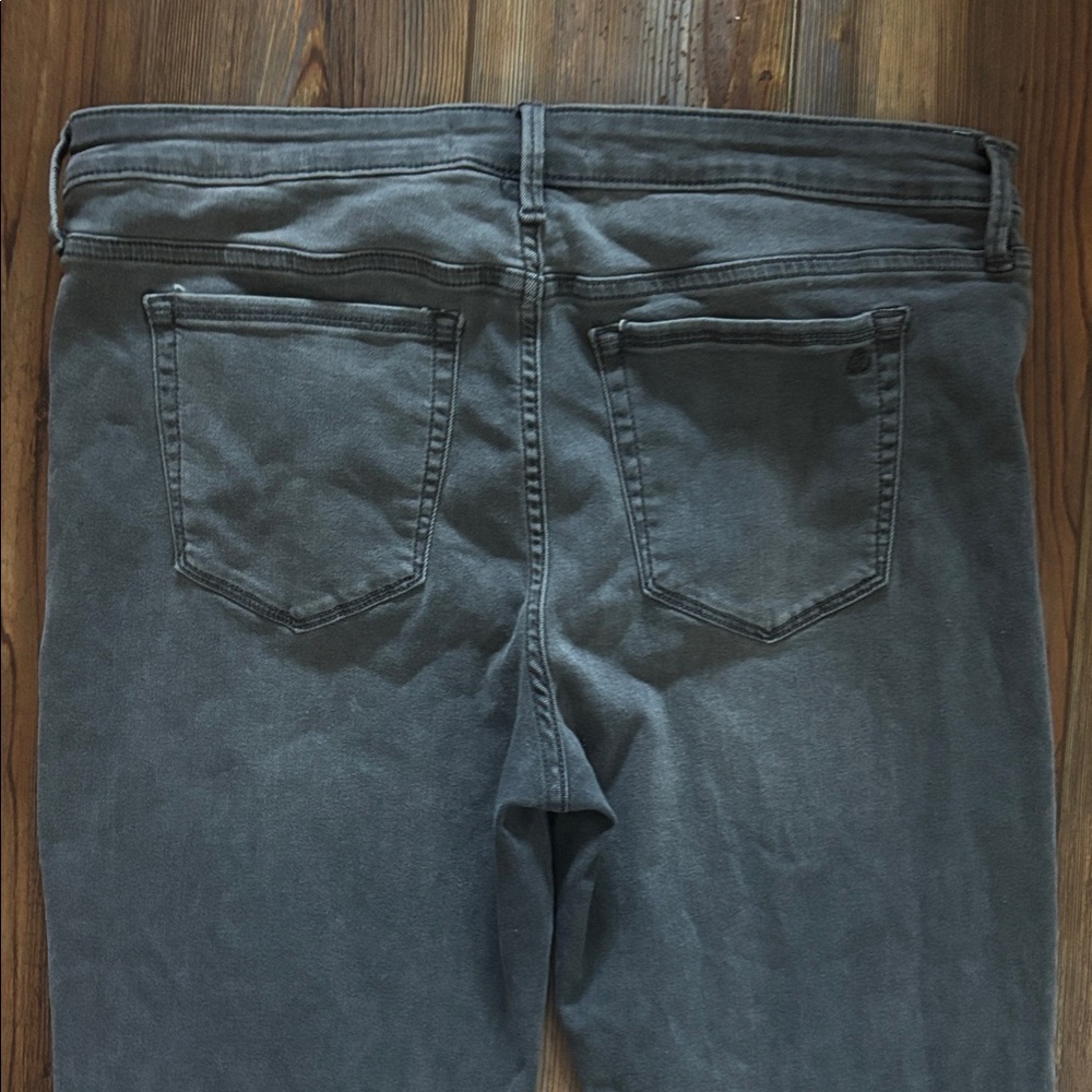 Sam Edelman ‘The Kitten’ Mid-Rise Skinny Ankle Jean - Black Frayed Sz 33 - Picture 5 of 9